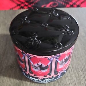 BATH & BODY WORKS Vampire Blood 3 Wick Candle NEW Msrp $27